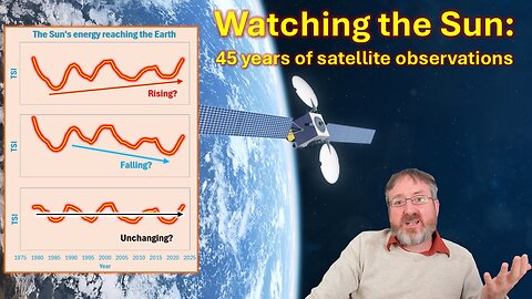 Watching the Sun: 45 years of satellite data