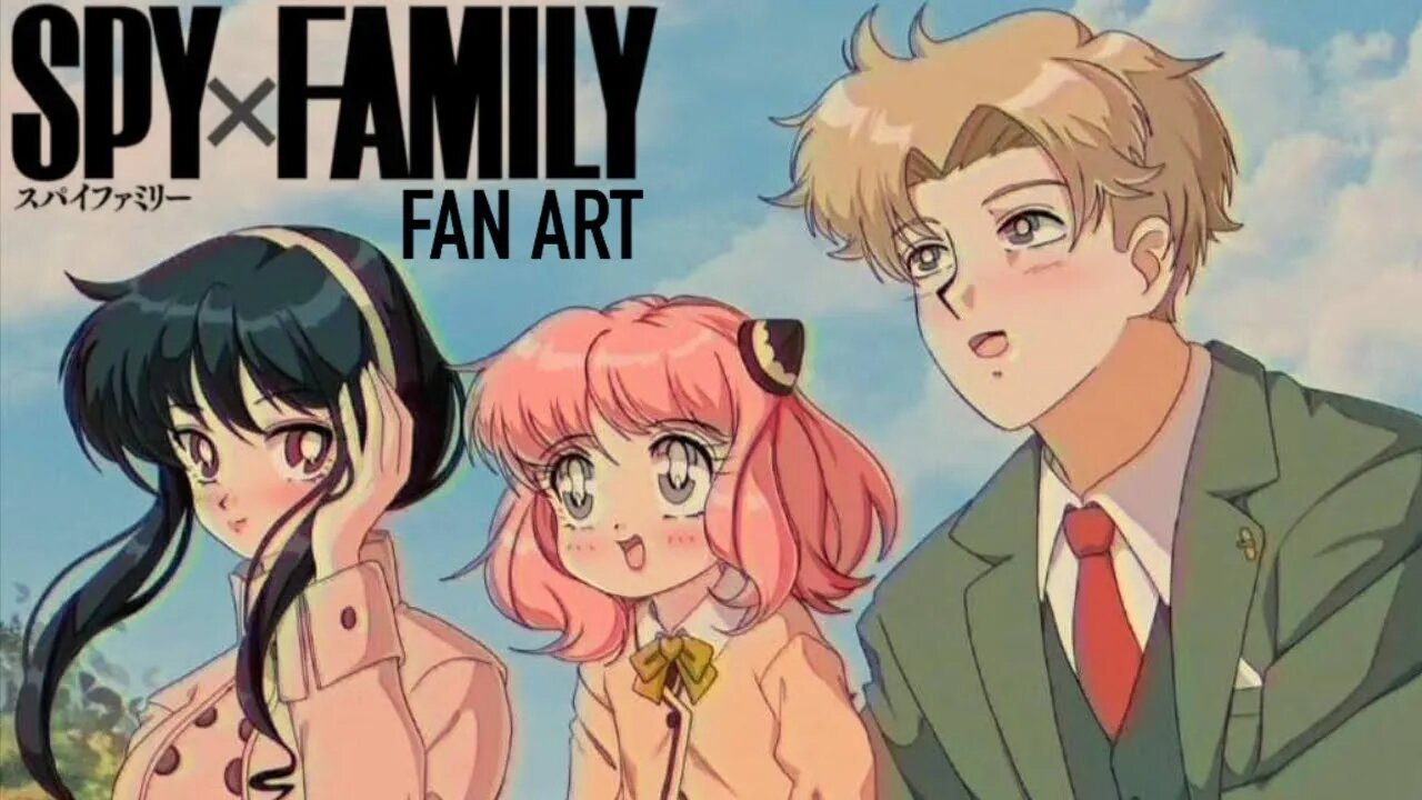 SPY X FAMILY TOP 20 FAN ART #spyxfamily #shorts #anime