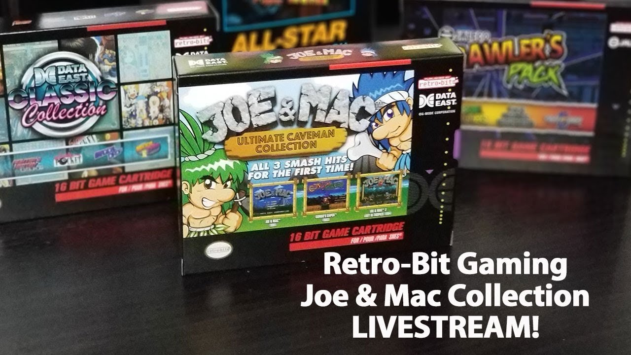 RoXolid Productions LiveStream - Retro-Bit Gaming Joe & Mac Collection for the SNES/Clone Console