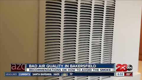 Bad air quality in Bakersfield