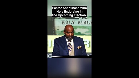 When people ask me who I endorse… 🔵↔️🔴🗳️🙌🏾✅ #PastorMontyWeatherall