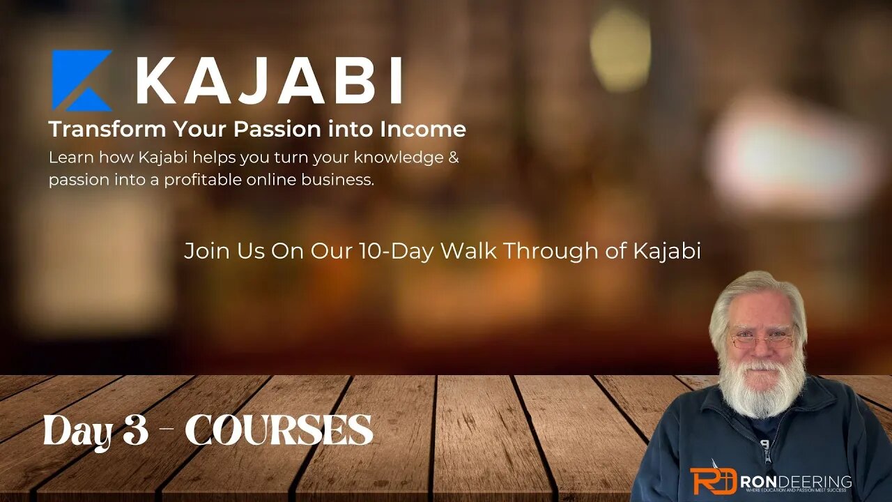 Day 3 - Unlocking the Secrets of Creating Online Courses on Kajabi