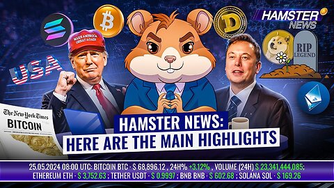 TRUMP TOKEN by 50,000% ⚡ CRYPTO GROWTH || Hamster News