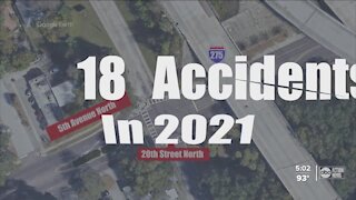 18 crashes this year at just one St. Pete intersection, locals demand changes