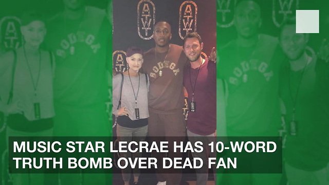 Music Star Lecrae Has 10-Word Truth Bomb over Dead Fan