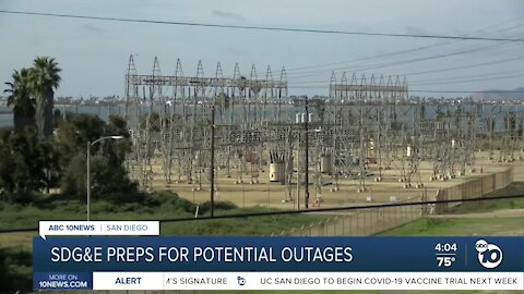 SDG&E preps for potential outages