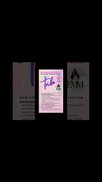 Find your tribe @ ChristaElisha.com/mentoring