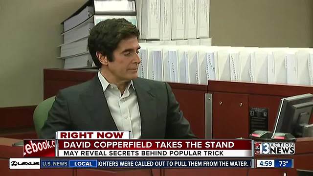 Copperfield takes stand in civil injury trial