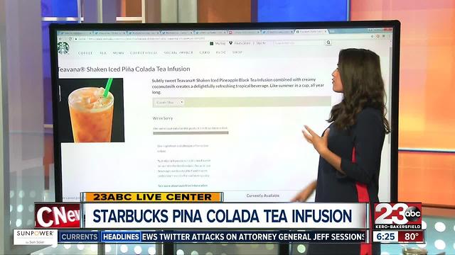 Starbucks new Pina Colada Tea