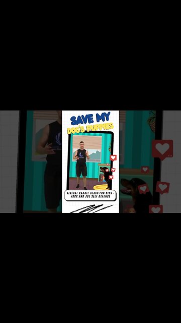 Kids SELF DEFENCE 6 WEEK PROGRAM - HELP SAVE MY DOG'S PUPPIES with your NEW Self Defence SKILLS!