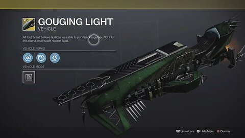 Gouging Light Sparrow, Master Vow of the Disiple Triumph reward