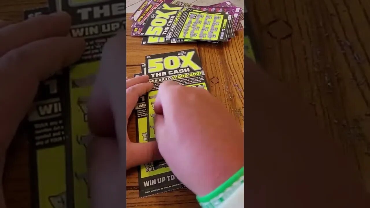 50X The Cash Scratch Off Tickets from the Florida Lottery!