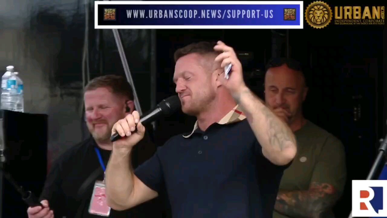 Tommy Robinson: "Most of my friends advised me not to come today...not come? I'm f*cking speaking"