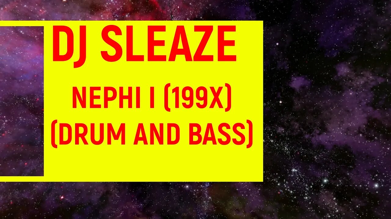 DJ SLEAZE - NEPHI I-DRUM AND BASS MIXTAPE (199X)(1/2)