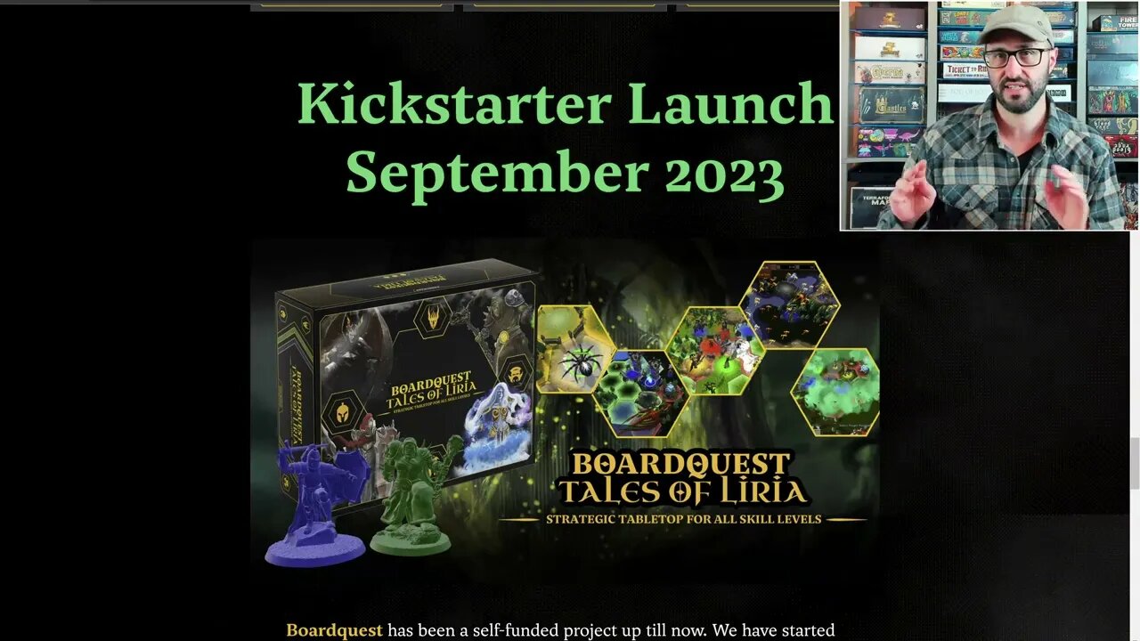 🌱Short Preview of Boardquest Tales of Liria