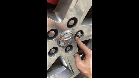 Getting tire locks of my truck with a welder