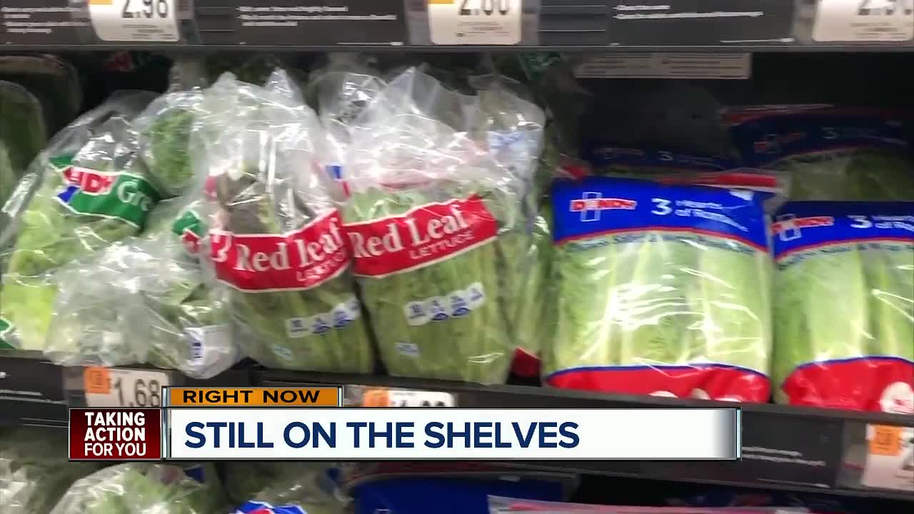 Romaine lettuce still on store shelves in Tampa Bay, hours after CDC recall linked to E. coli