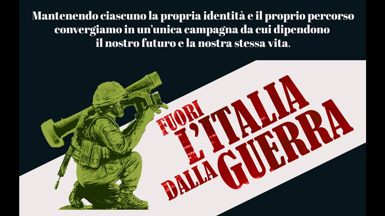 Campagna "Fuori l'Italia dalla Guerra". Intervento di Manlio Dinucci - 20220501 - Pangea Speciale