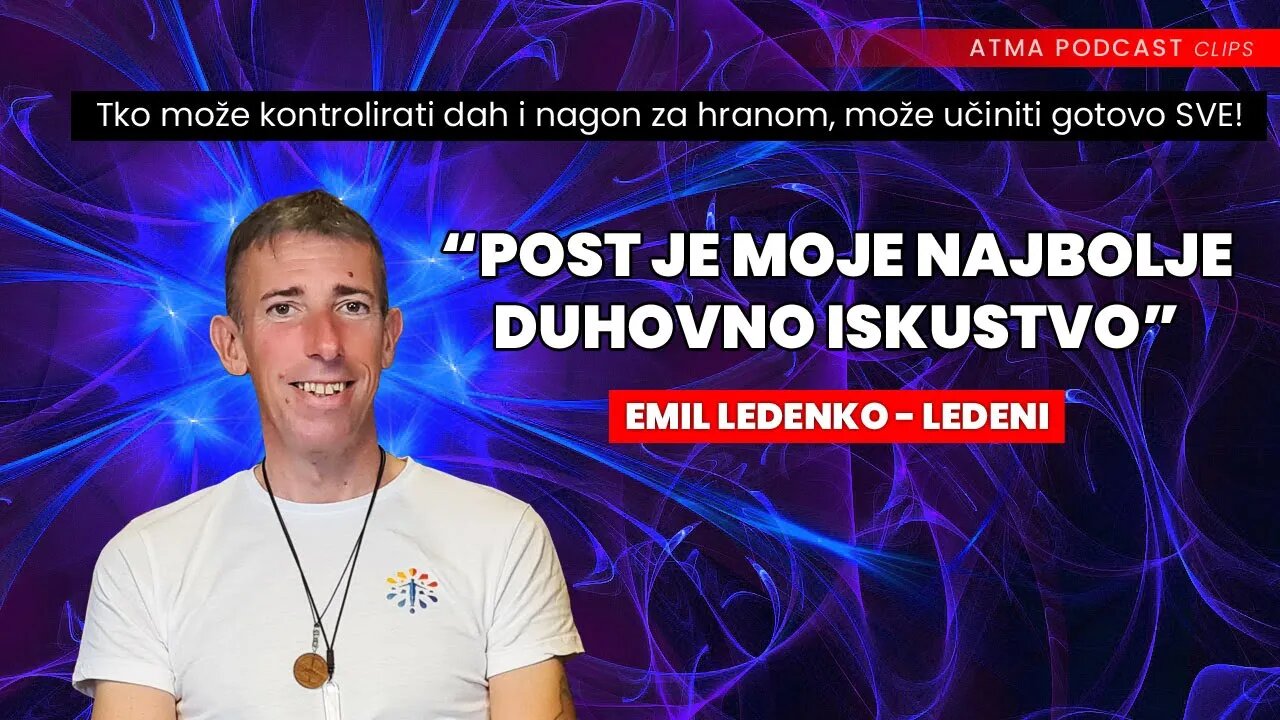 LEDENI: Jednom kad budemo mogli kontrolirati dah i nagon za hranom, možemo učiniti gotovo SVE! /KLIP