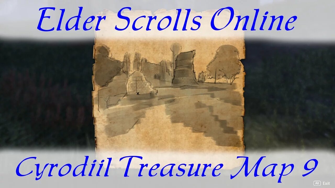 Cyrodiil Treasure Map 9 ix [Elder Scrolls Online ESO]