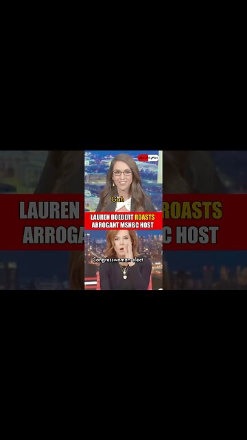 Lauren Boebert ROASTS Arrogant MSNBC Host 🔥🔥 #shorts #maga #memes