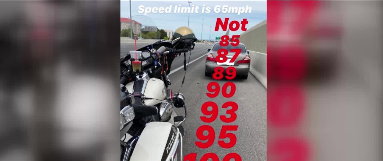 Las Vegas police cracking down on speeders