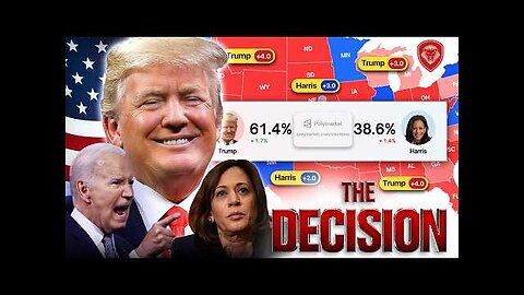 Biden Mad at Kamala?! Her Betting Odds PLUMMET | NEW Electoral Map Prediction | The Decision Ep. 14