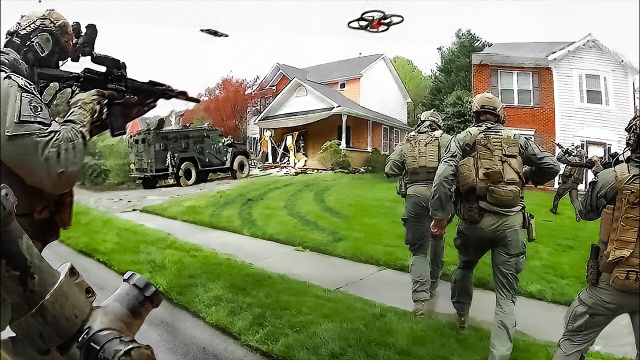 SWAT Team Faces Off Against An Active Shooter