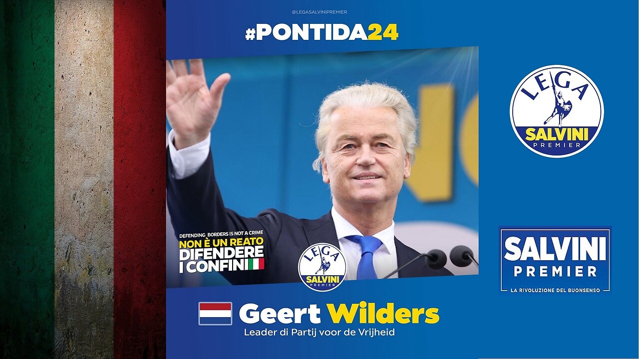 🔴 Geert Wilders - #Pontida #Pontida2024