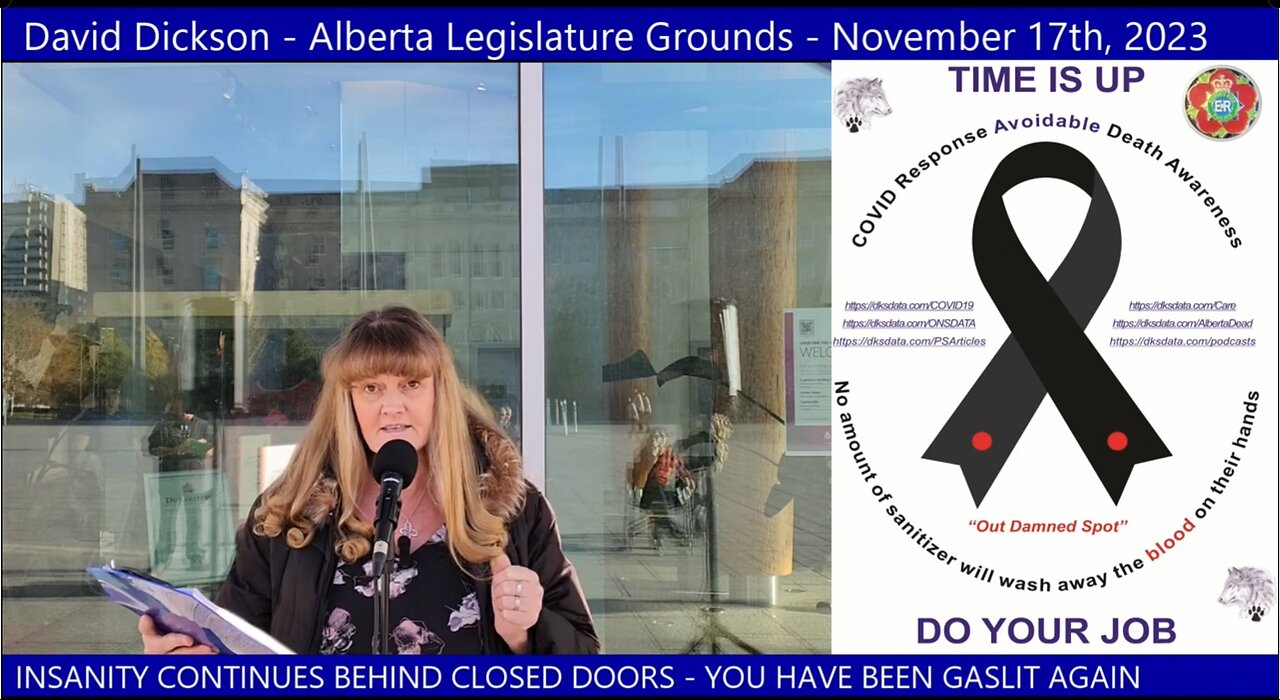 Karen Dickson - Alberta Legislature Grounds - November 17th, 2023