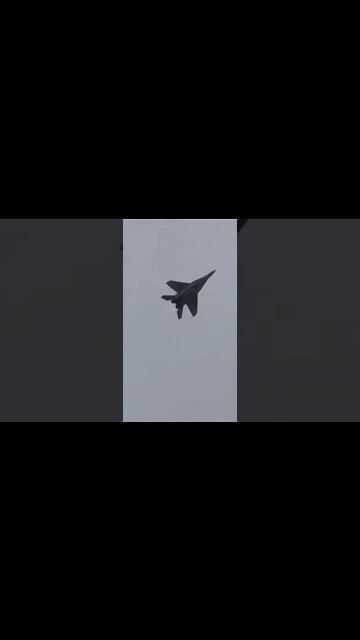 A MIG flying around in Mariupol some time over the last 48 hours.