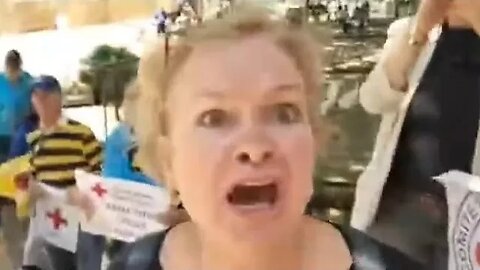 Crazy Woman assaults Aussie Cossack. Police take NO ACTION.