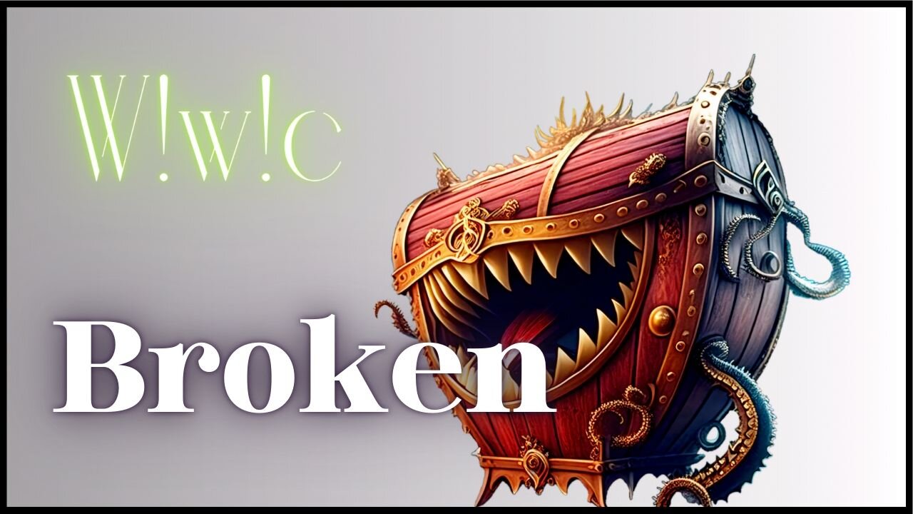 Broken - Mimic - Instrumental - Dark Screen Background Music w/ Audio Visualizer