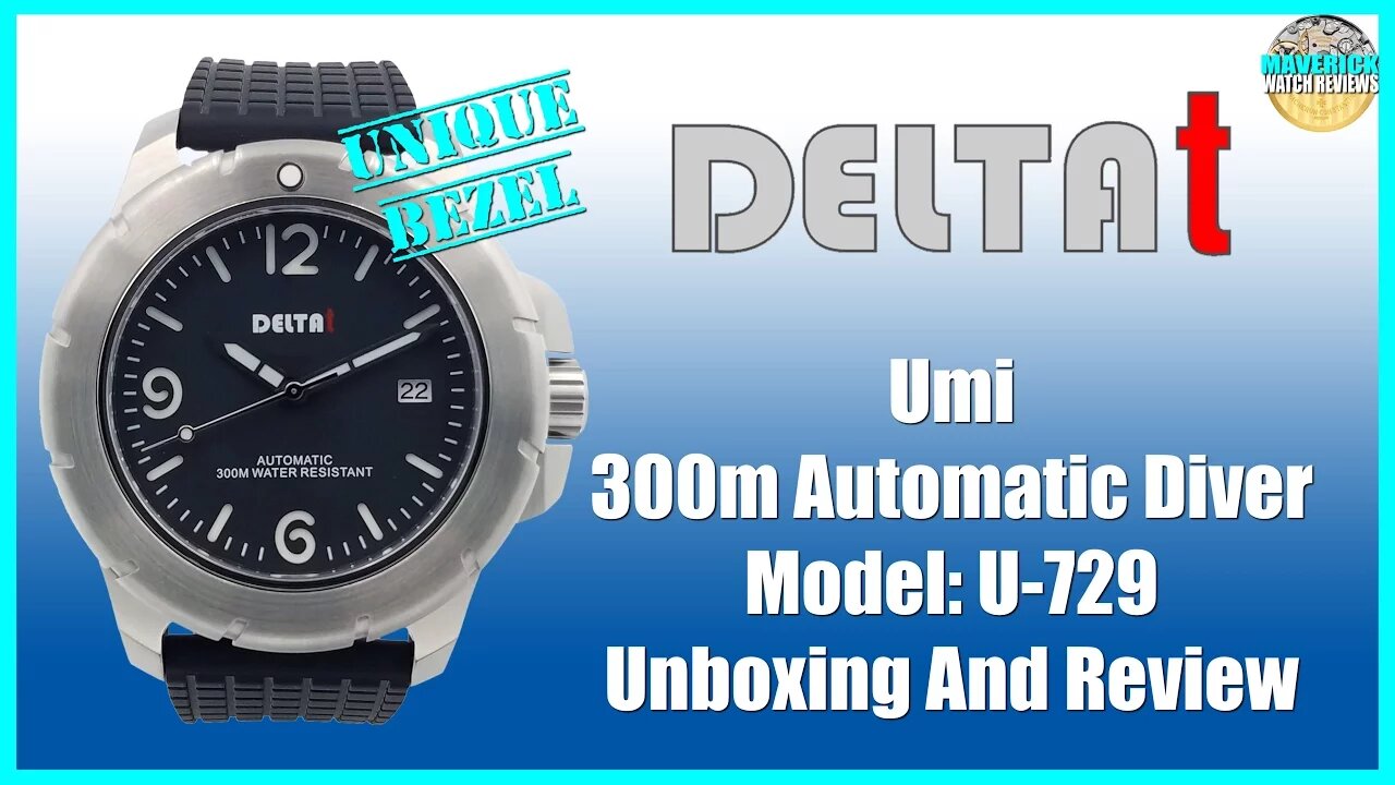Weird Watch! | DeltaT Umi 300m Automatic Diver U-729 Microbrand Unbox & Review