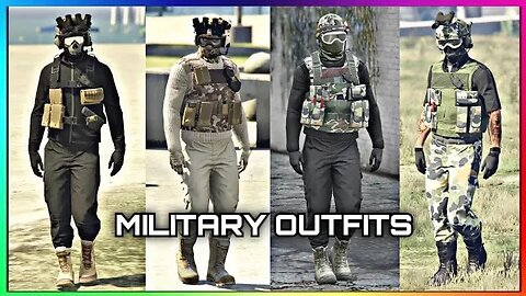 Top 4 Military Outfits To Make In GTA 5 Online (No Transfer) (GTA Online)