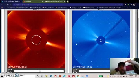 Solar wind impacting soon, Borg cube, Volcano maybe?
