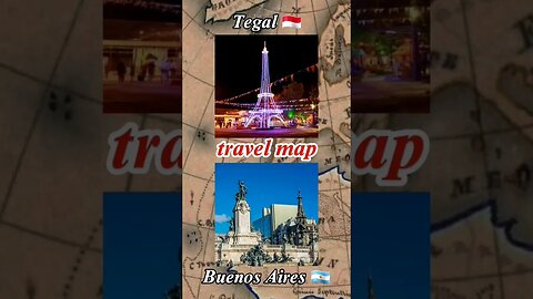 Perjalanan Dari Tegal 🇮🇩 Ke Buenos Aires 🇦🇷 #shorts #argentina #jawatengah #indonesia