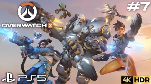 Overwatch 2 Multiplayer Gameplay #7 | Soldier: 76 | PS5, PS4 | 4K HDR (No Commentary Gameplay)