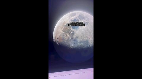 zooming into a gigapixel moon image