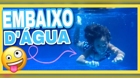 DESAFIO da PISCINA 😜 mímica embaixo d’água