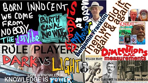 (TS/GAMMA) BILLY the KID/Bonphilius Outs Michael McPherson/Sedona as Ben Franklin Definately