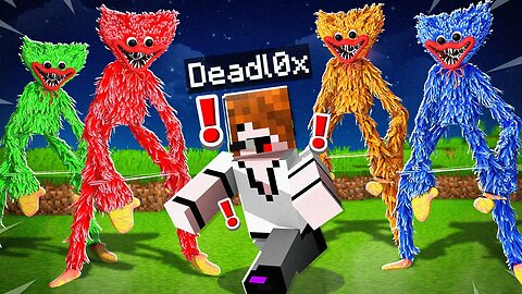 Trolling With ALL Huggy Wuggy Colors.. (Minecraft)