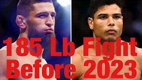 Khamzat Chimaev Vs Paulo Costa By The End Of 2022 At 185 Lbs Says Khamzats Manager After Weight Miss