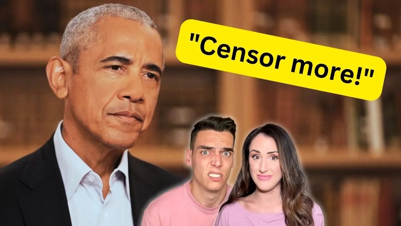 Obama wants MORE Big Tech censorship?!? (reaction)