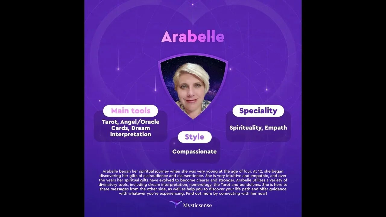 @Mysticsense #mysticsense #arabelle #psychictarot #divination #crystals #tarot #dreams #love