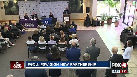 FGCU, FSW sign a new agreement