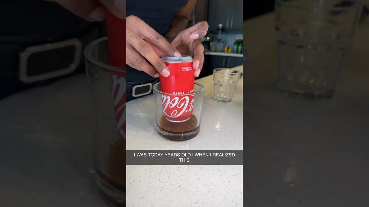 NO MORE BUBBLE OVERFLOW #cocacola #lifehacks #shorts