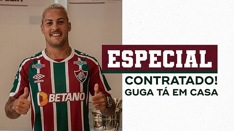 GUGA: "NÃO TIVE DÚVIDAS DE VIR E QUERO BOTAR MEU NOME NA HISTÓRIA DO CLUBE"