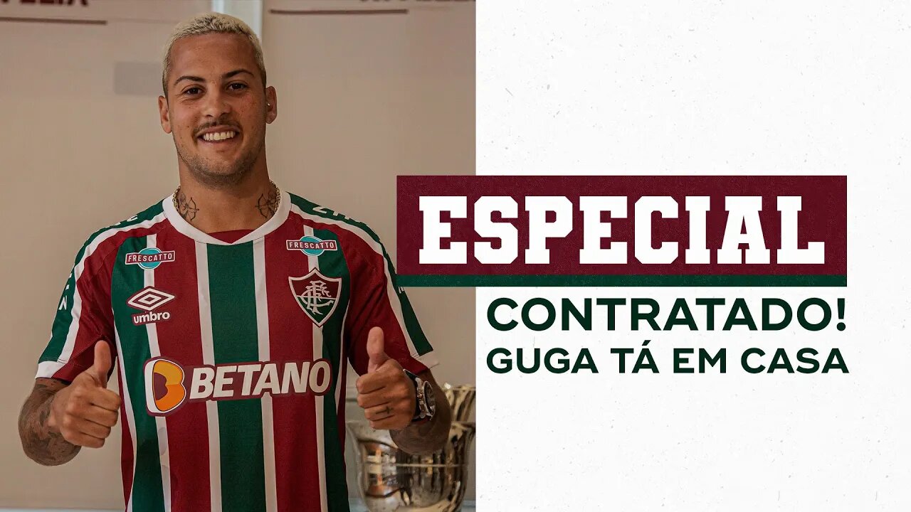 GUGA: "NÃO TIVE DÚVIDAS DE VIR E QUERO BOTAR MEU NOME NA HISTÓRIA DO CLUBE"