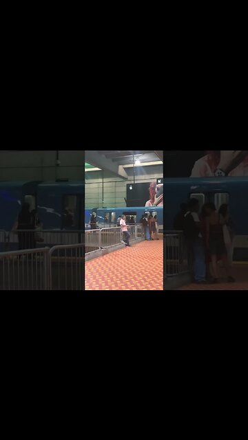 Serene arrival at Lionel Groulx métro #viralvideo #montreal #train #travel #station #trainjourney